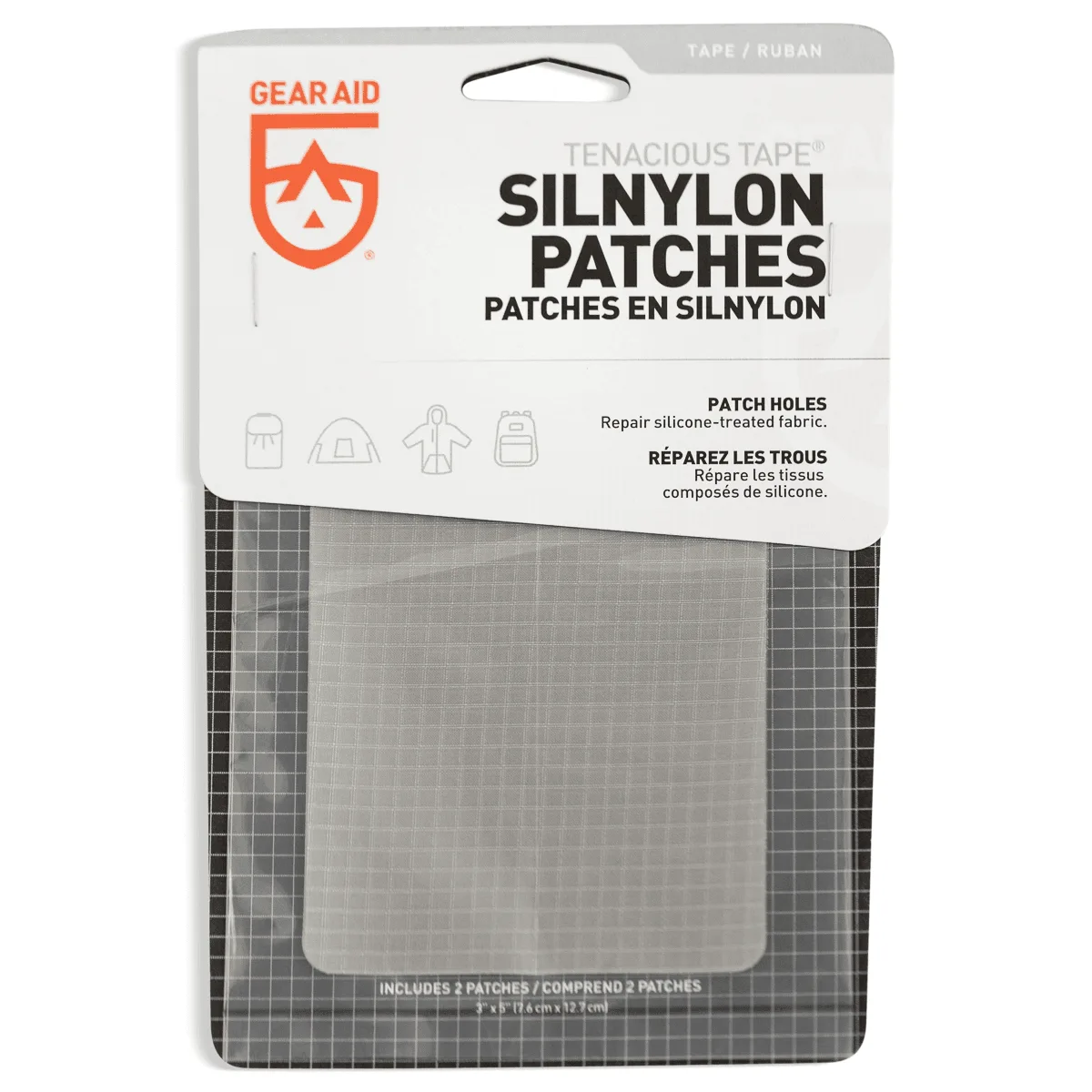 GEAR AID Tenacious Tape Silnylon Patches