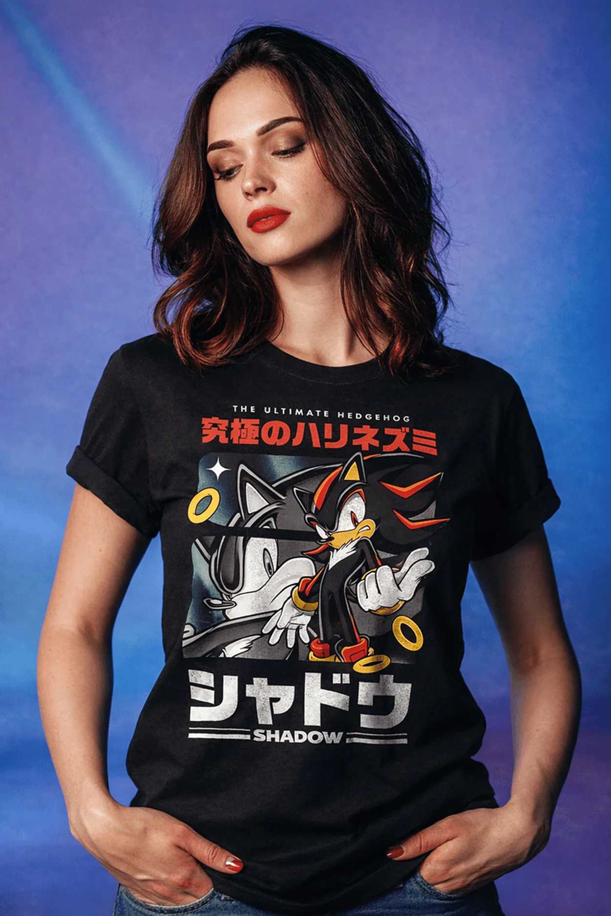 Sonic the Hedgehog: Camiseta Sonic Adventure 2 Shadow