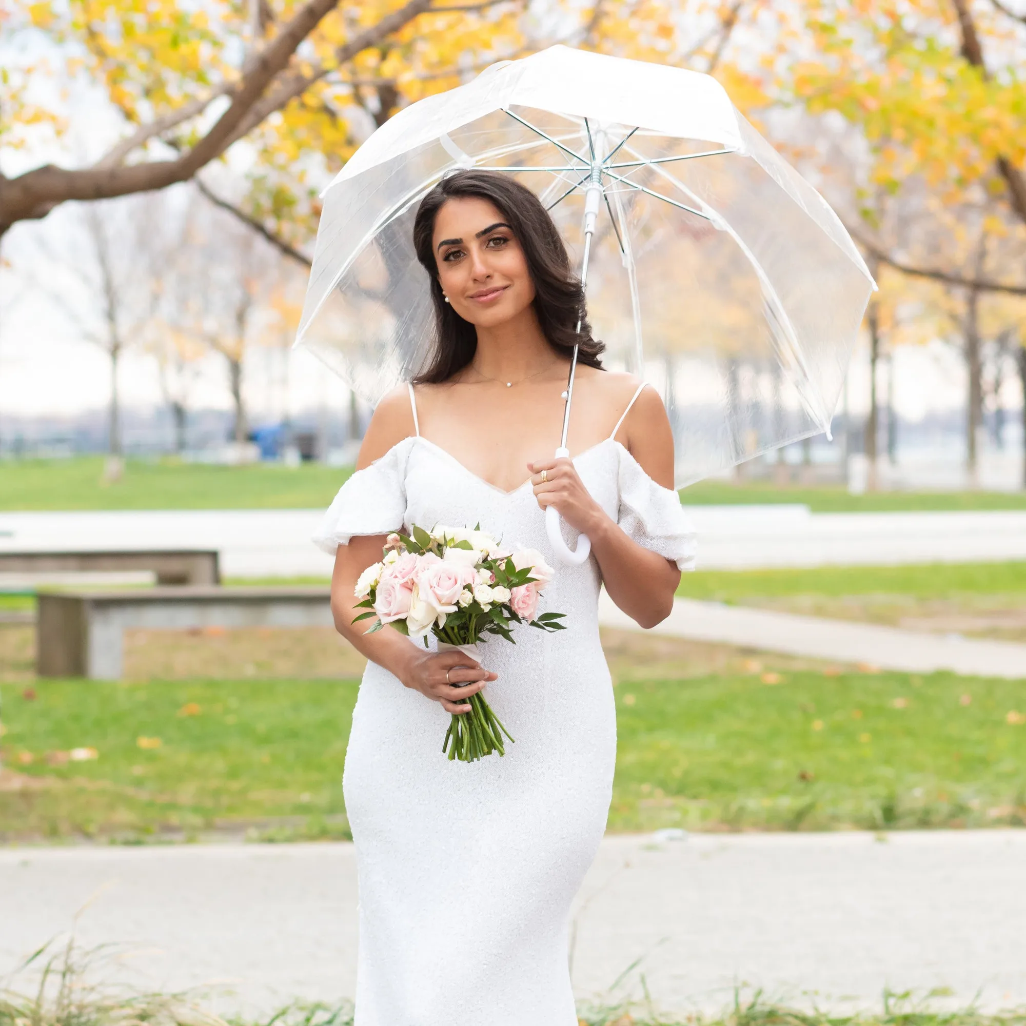 Large Clear Plastic Bubble Wedding Umbrella