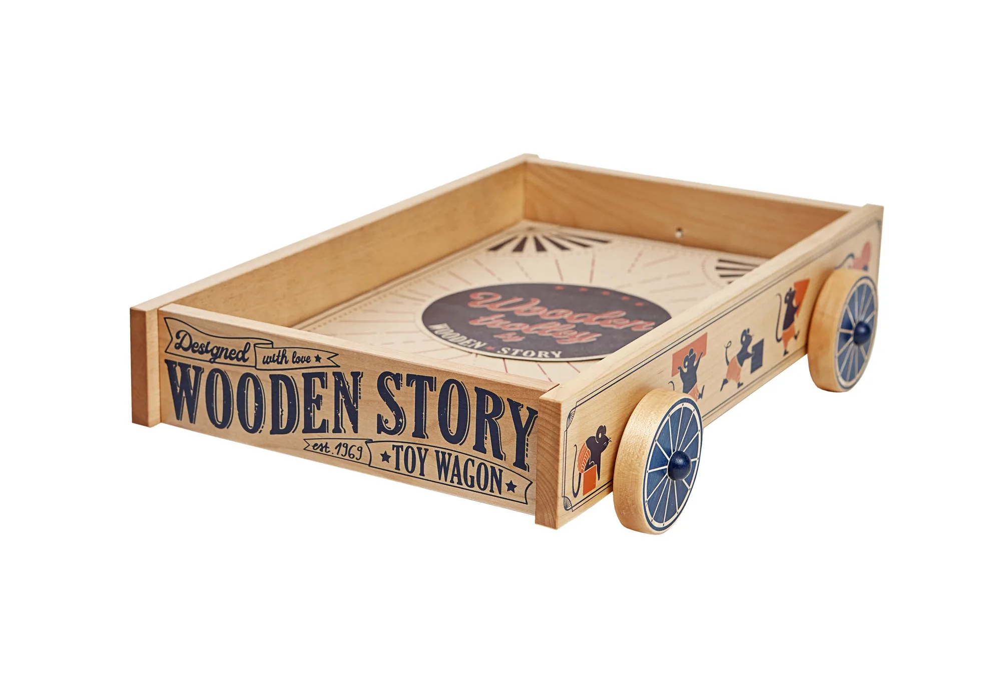 Wooden Trolley