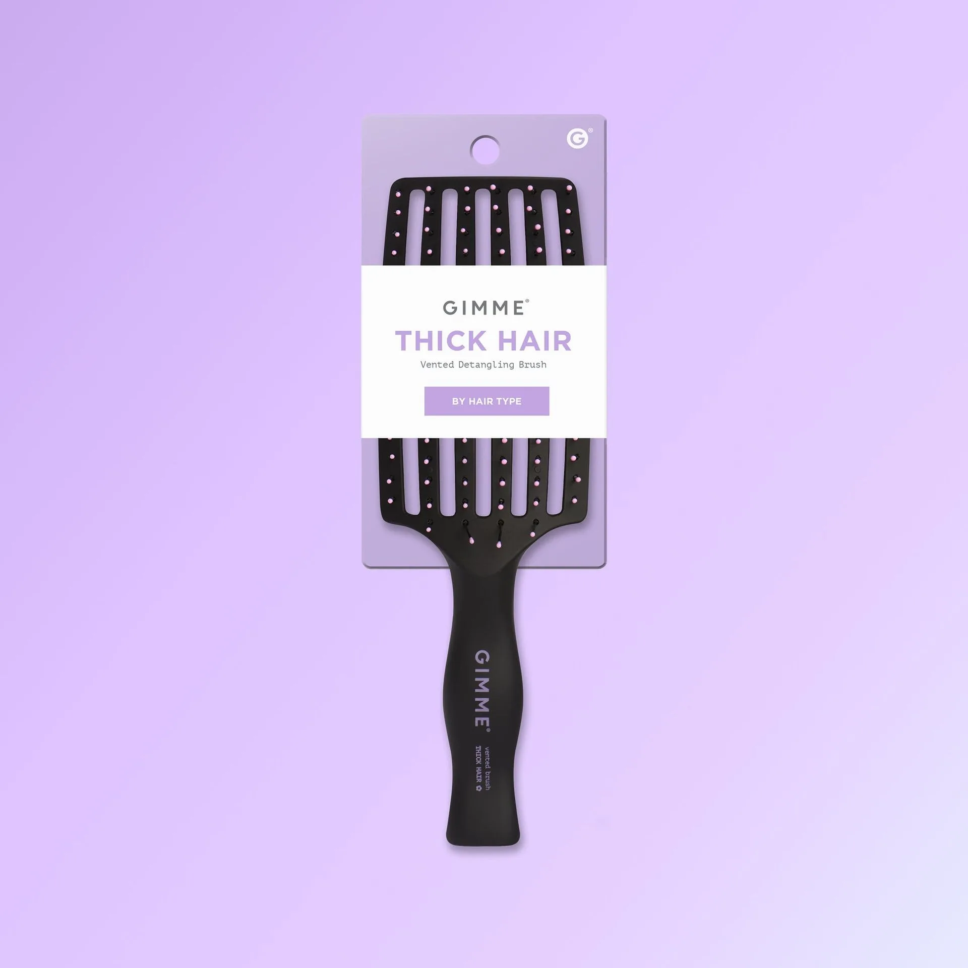 Vented Detangling Brush For Thick or Curly Hair