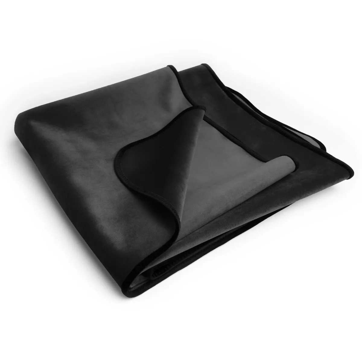 liberator fascinator throw Queen-Größe feuchtigkeitsfeste sinnliche Decke - Schwarz