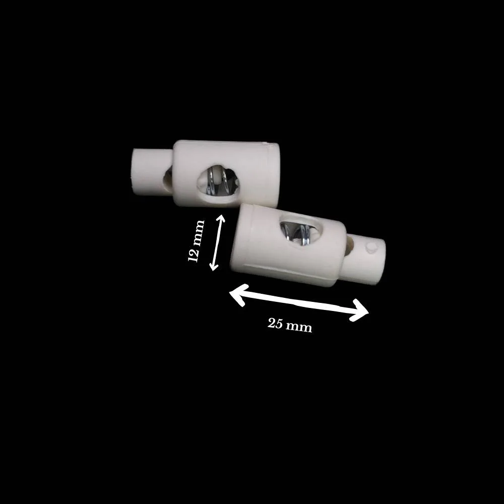 Cord Lock | White | 8 mm