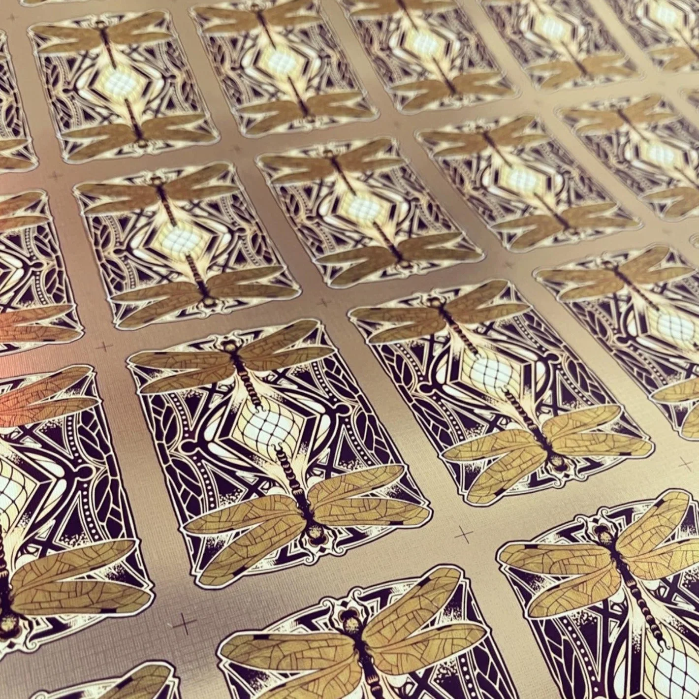 Golden Frog Uncut Sheet