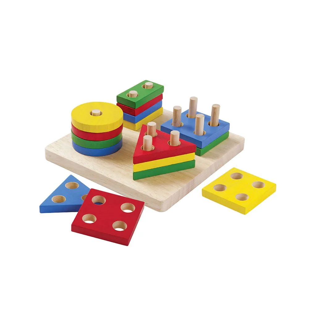 How to Play with a Geometric Sorting Board