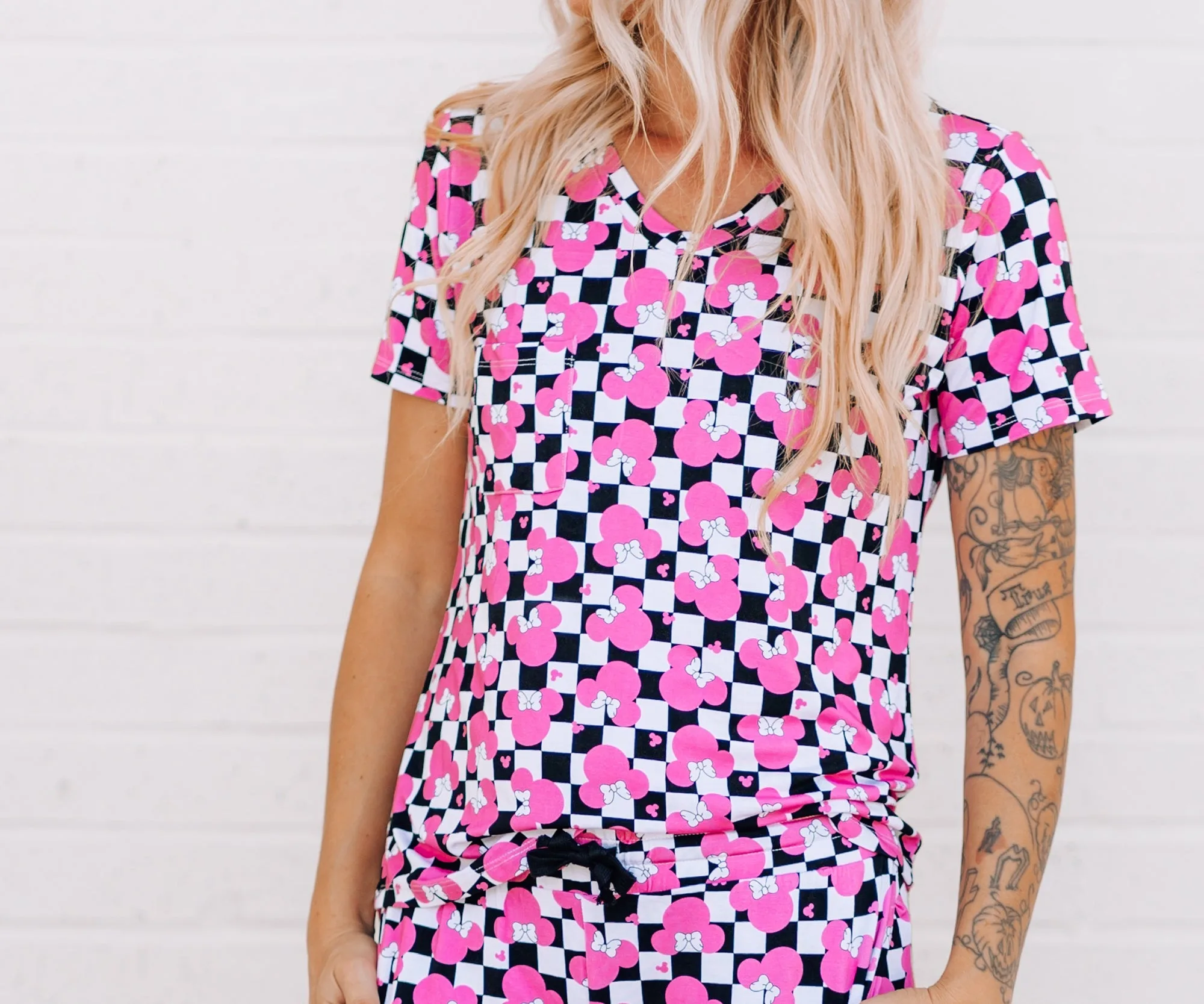 Mama V-Neck Tee Fit Guide: Sizing for Postpartum Bodies