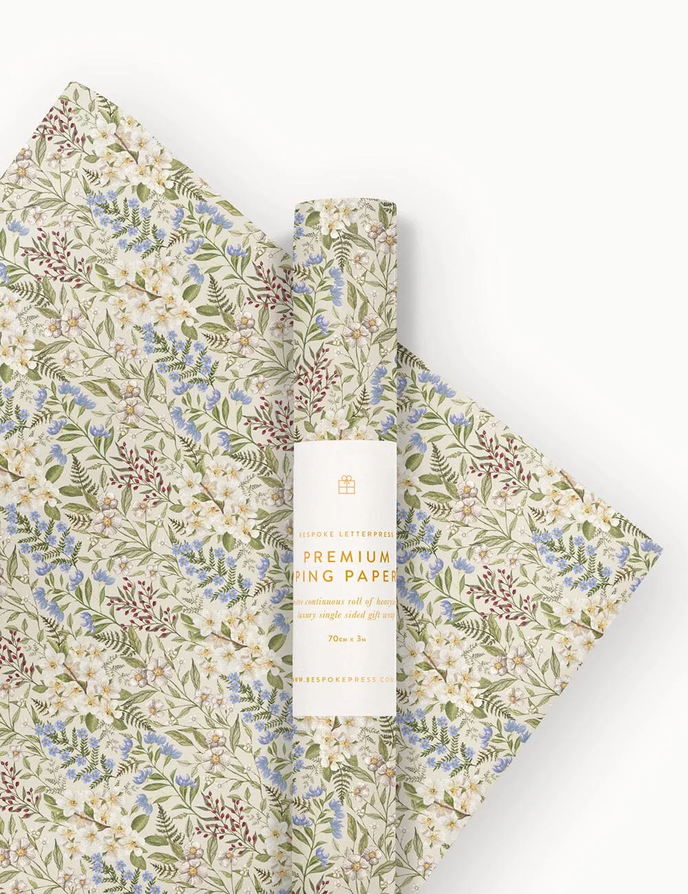 Gift Wrap Roll 3m - Forget Me Not