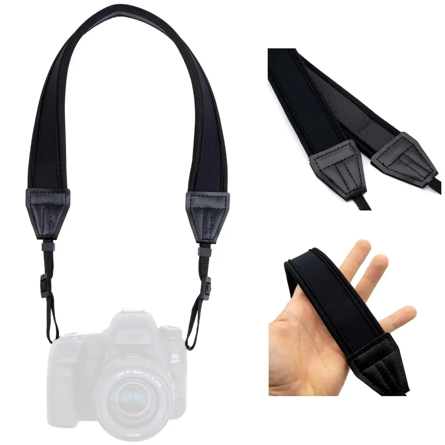 Correa de cámara de neopreno: comodidad para equipos DSLR pesados