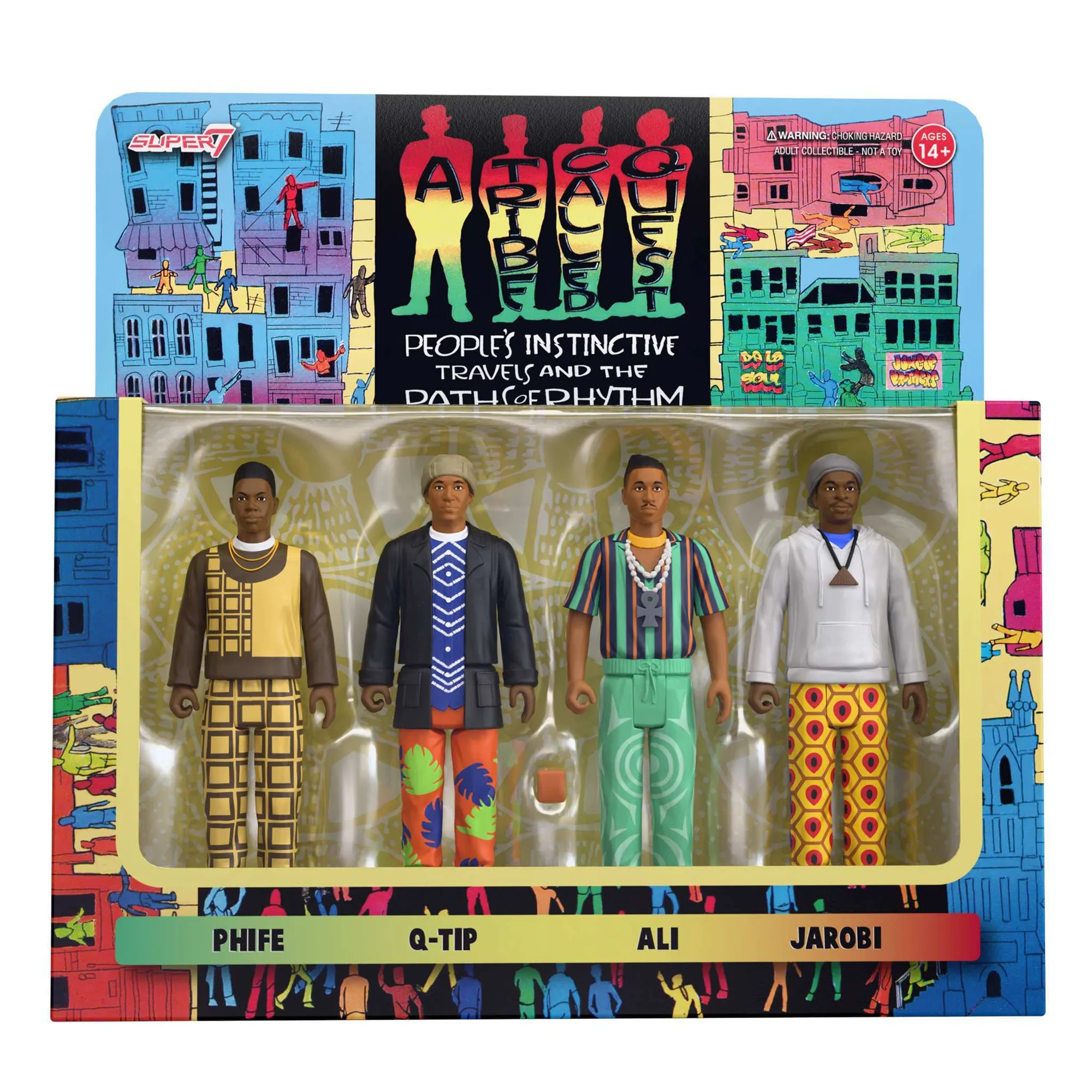 مجموعة تماثيل A Tribe Called Quest القابلة للتحريك - 4 قطع
