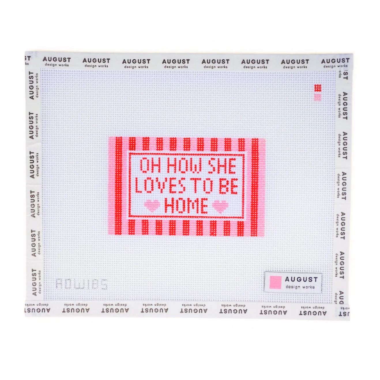 Mini Oh How She Loves To Be Home™ - Needlepoint Canvas (Wholesale)