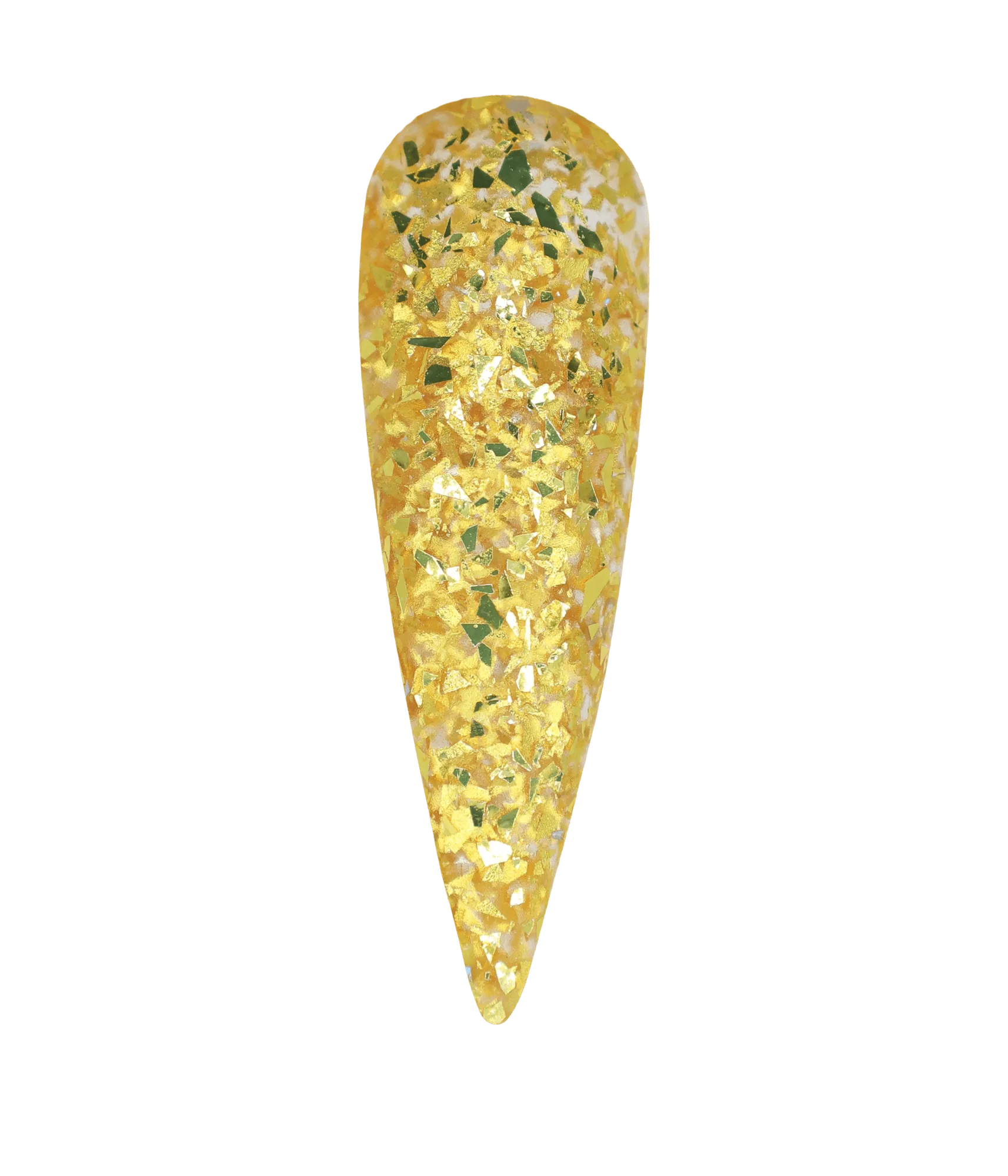 #67 Polvo acrílico para uñas Yellow Gold Cocktail Glitter