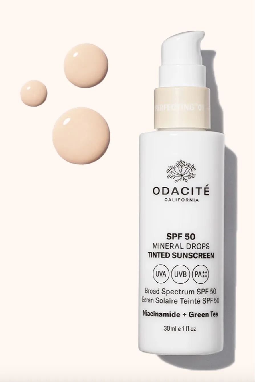 SPF 50 Tónovací minerální kapky Flex-Perfecting® opalovací krém s niacinamidem a zeleným čajem