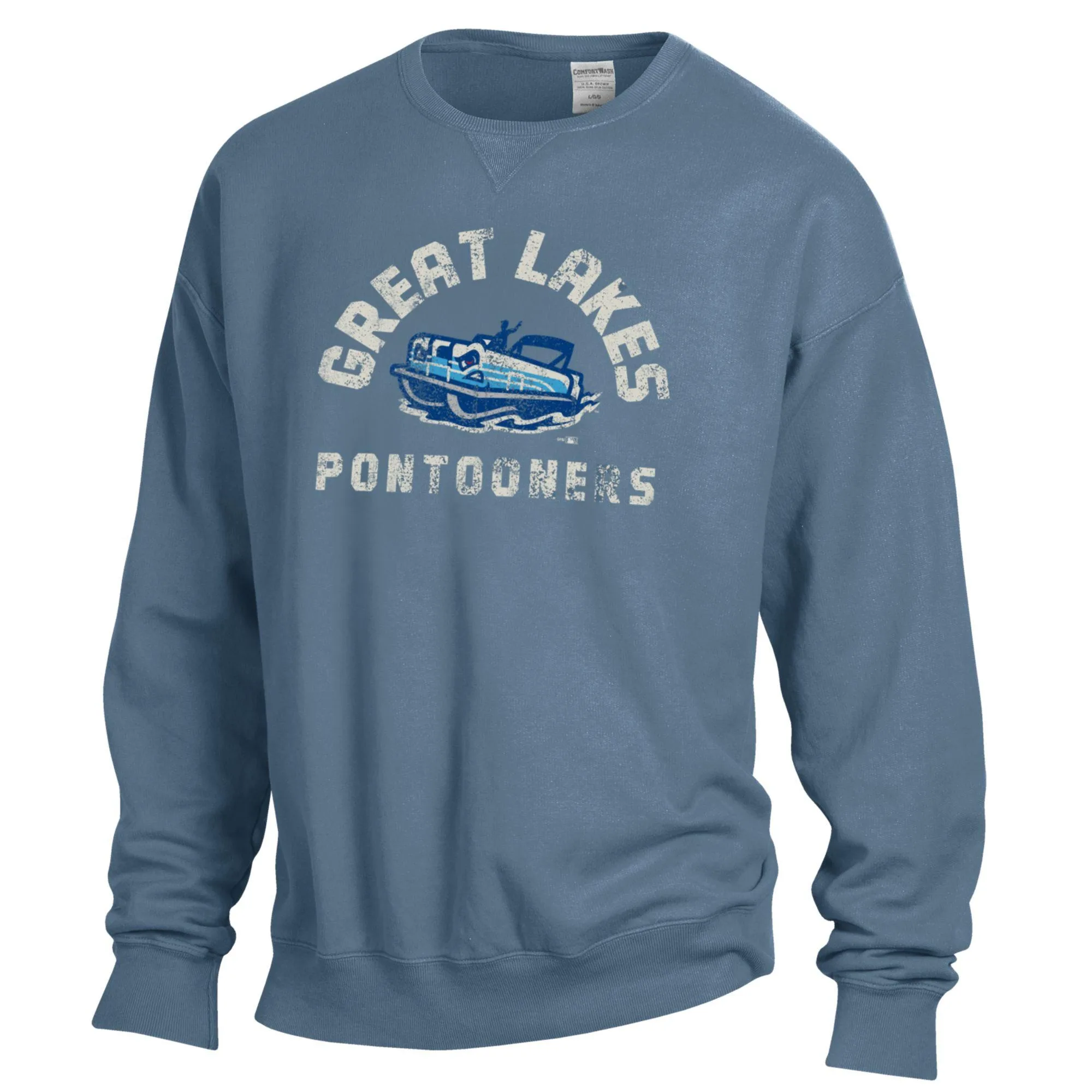Great Lakes Pontooners Comfort Wash Crewneck