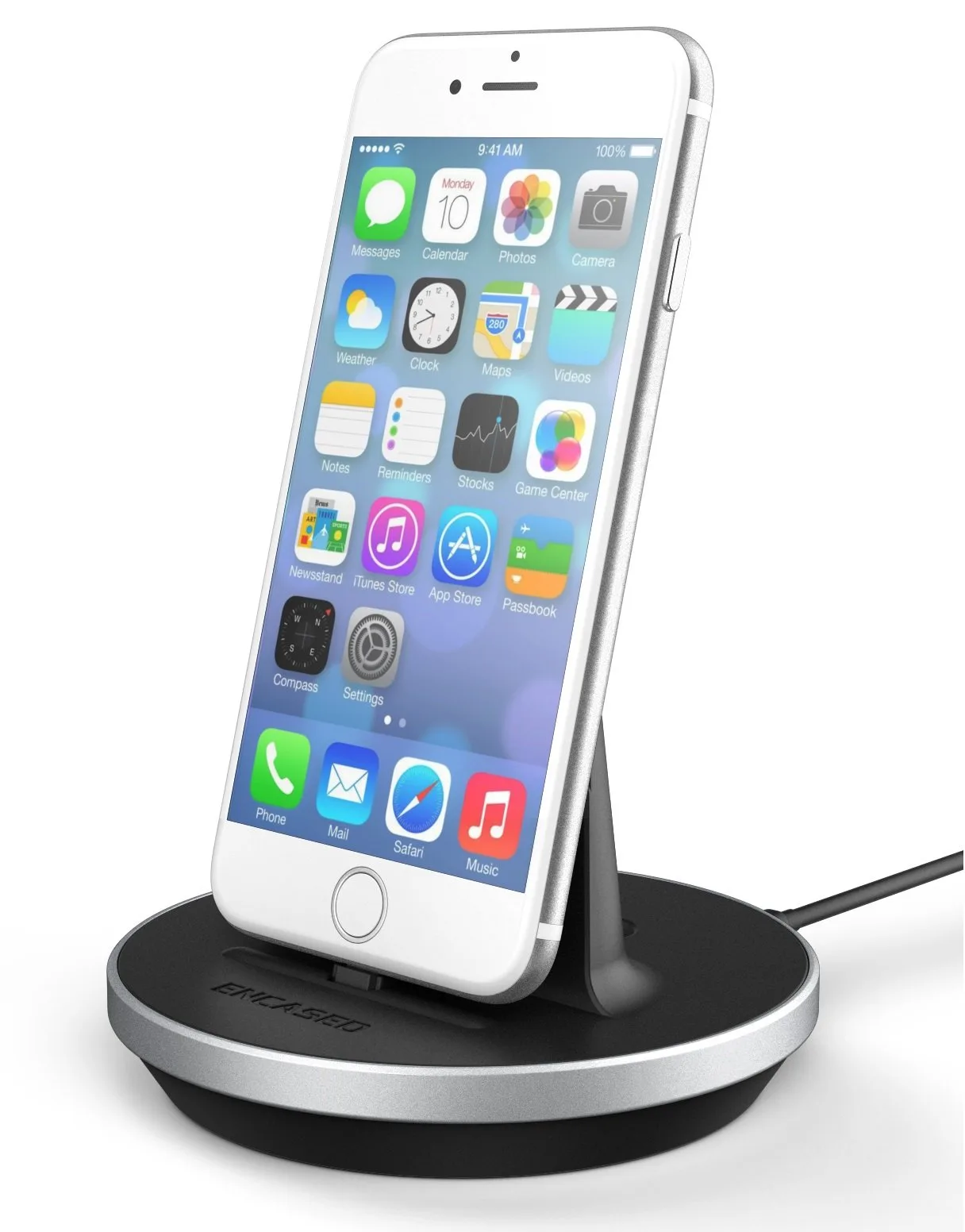 Galvanox Charging Stand for iPhone (Lightning to USB-A) - Encased