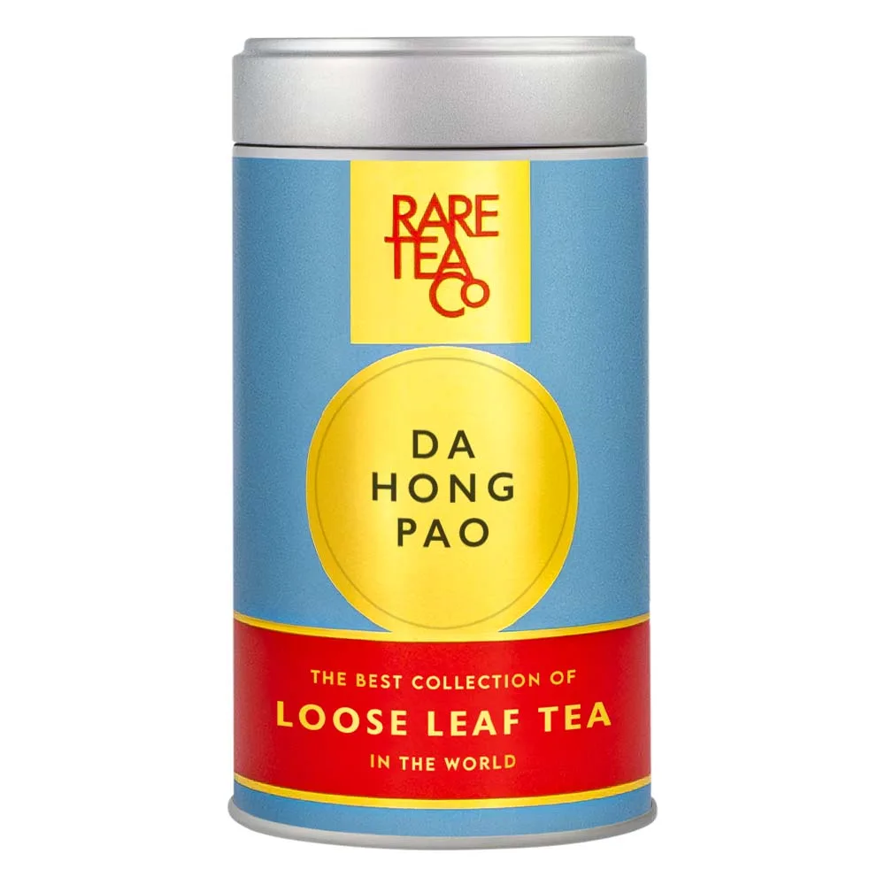 Empty Da Hong Pao Oolong Tin
