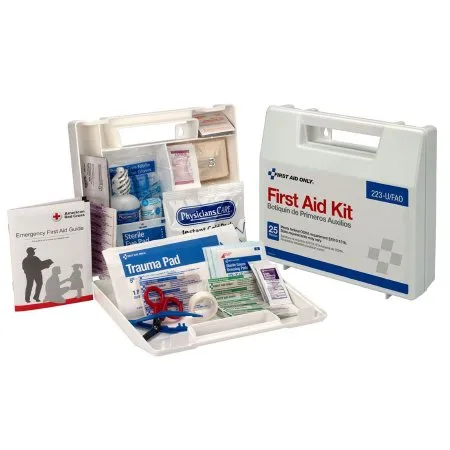 Kit de primeiros socorros para 25 pessoas: conteúdo e utilização