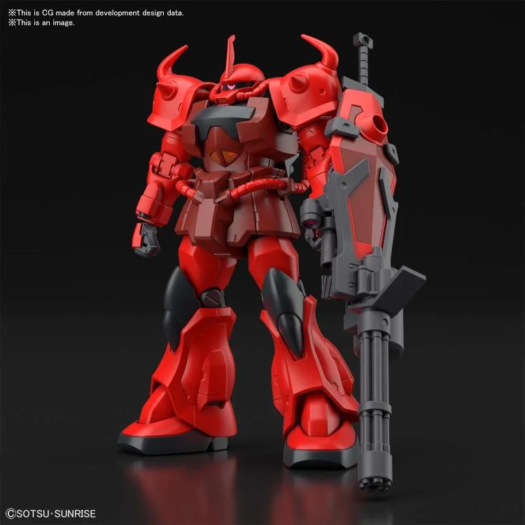 كيفية بناء Bandai HG Gouf Crimson Custom