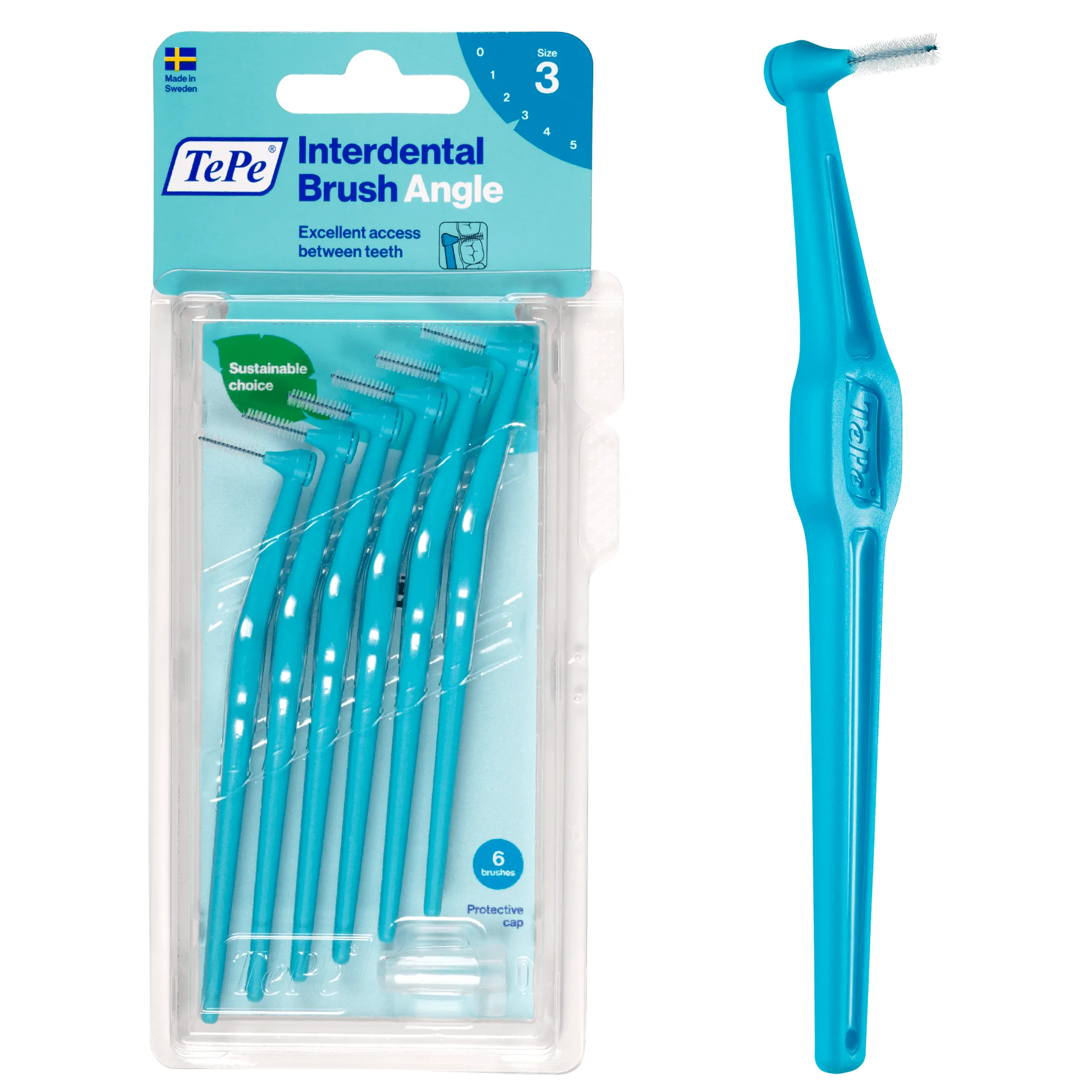 TePe Angle Interdental Brush: Sizing and Use