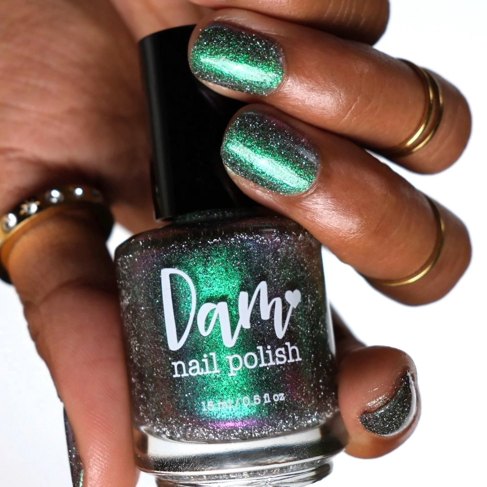 Rat - Green Purple Reflective Nail Polish - Chinese Zodiac Collection