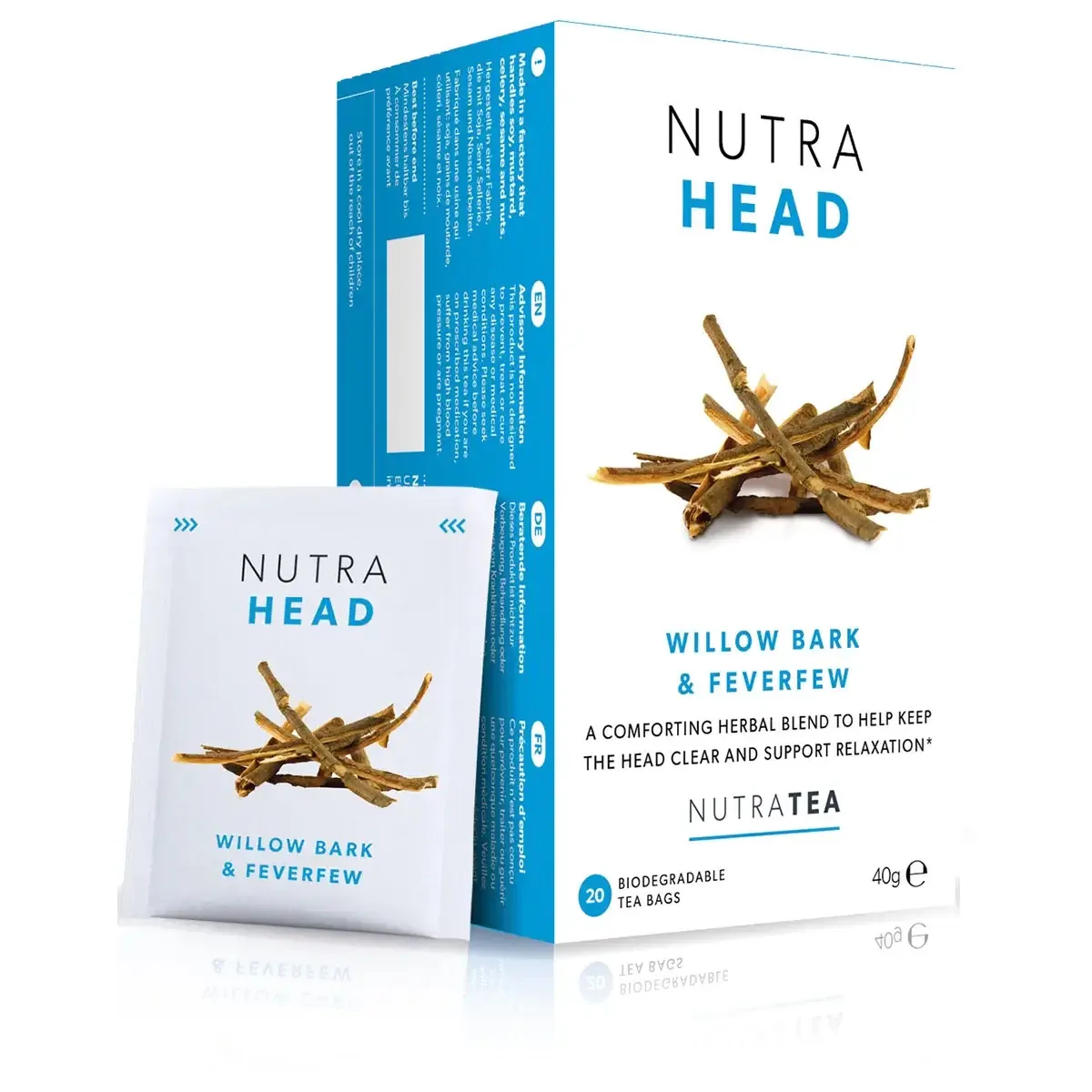 NutraHead – Migraine Tea – 20 Tea Bags
