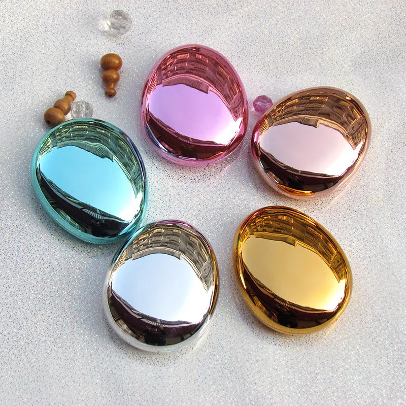 Estuche de lentillas metálico brillante Ellipse
