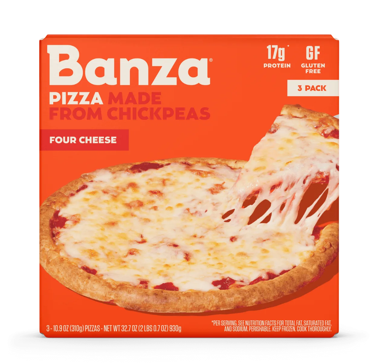 Vier-Käse-Pizza