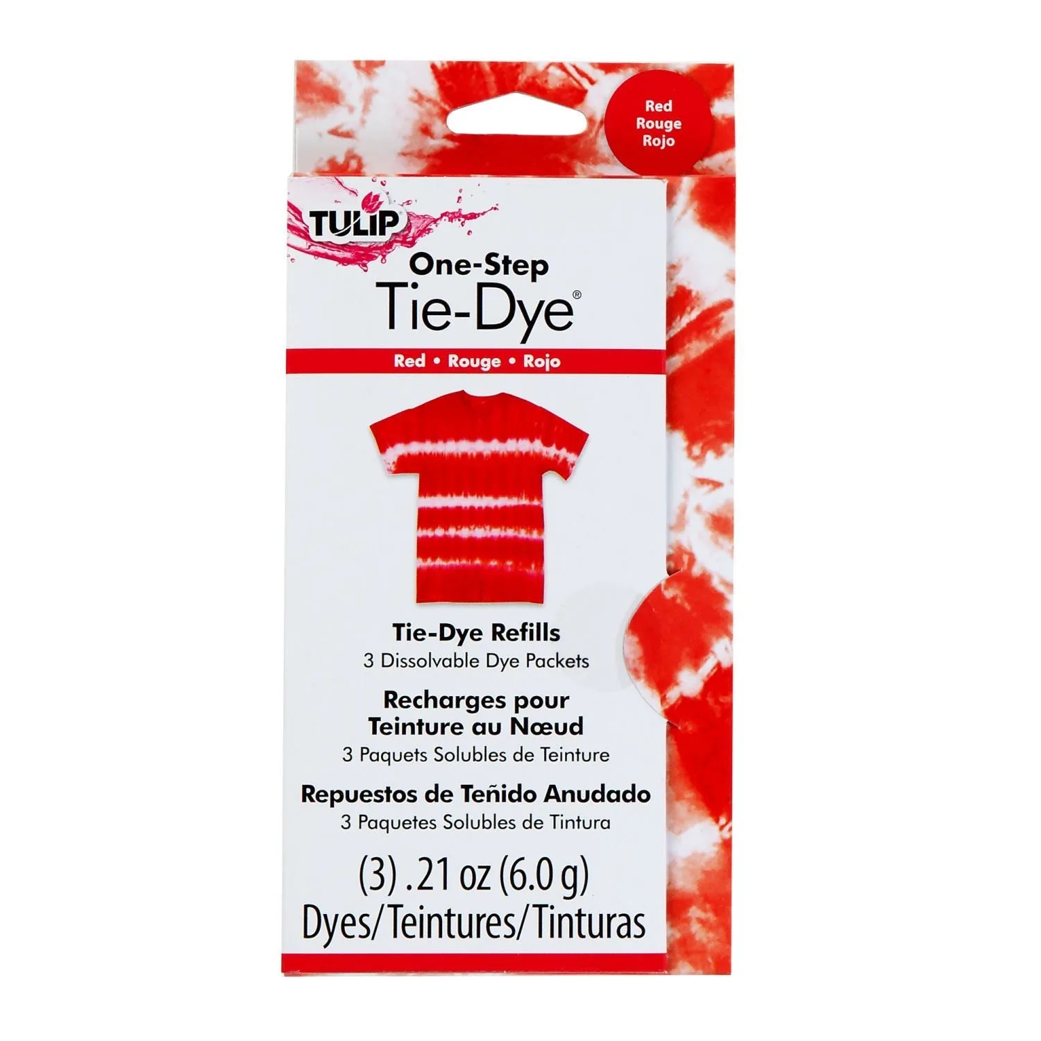 Tulip One-Step Tie-Dye Refills Red
