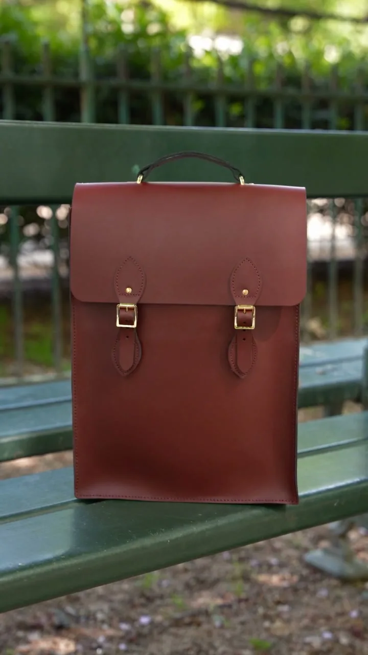 The Flâneur Backpack - Oxblood