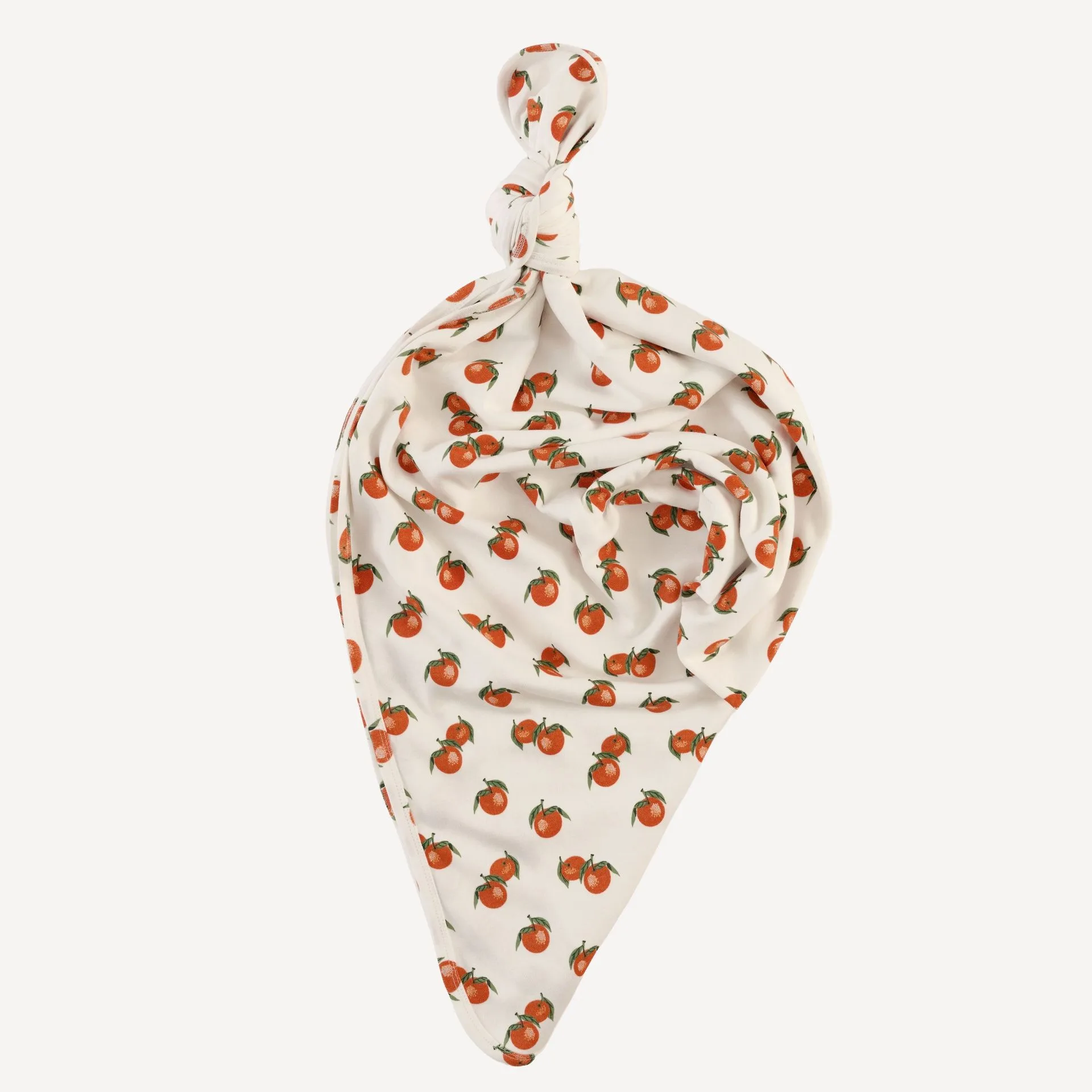 single layer blanket | clementine | organic cotton interlock