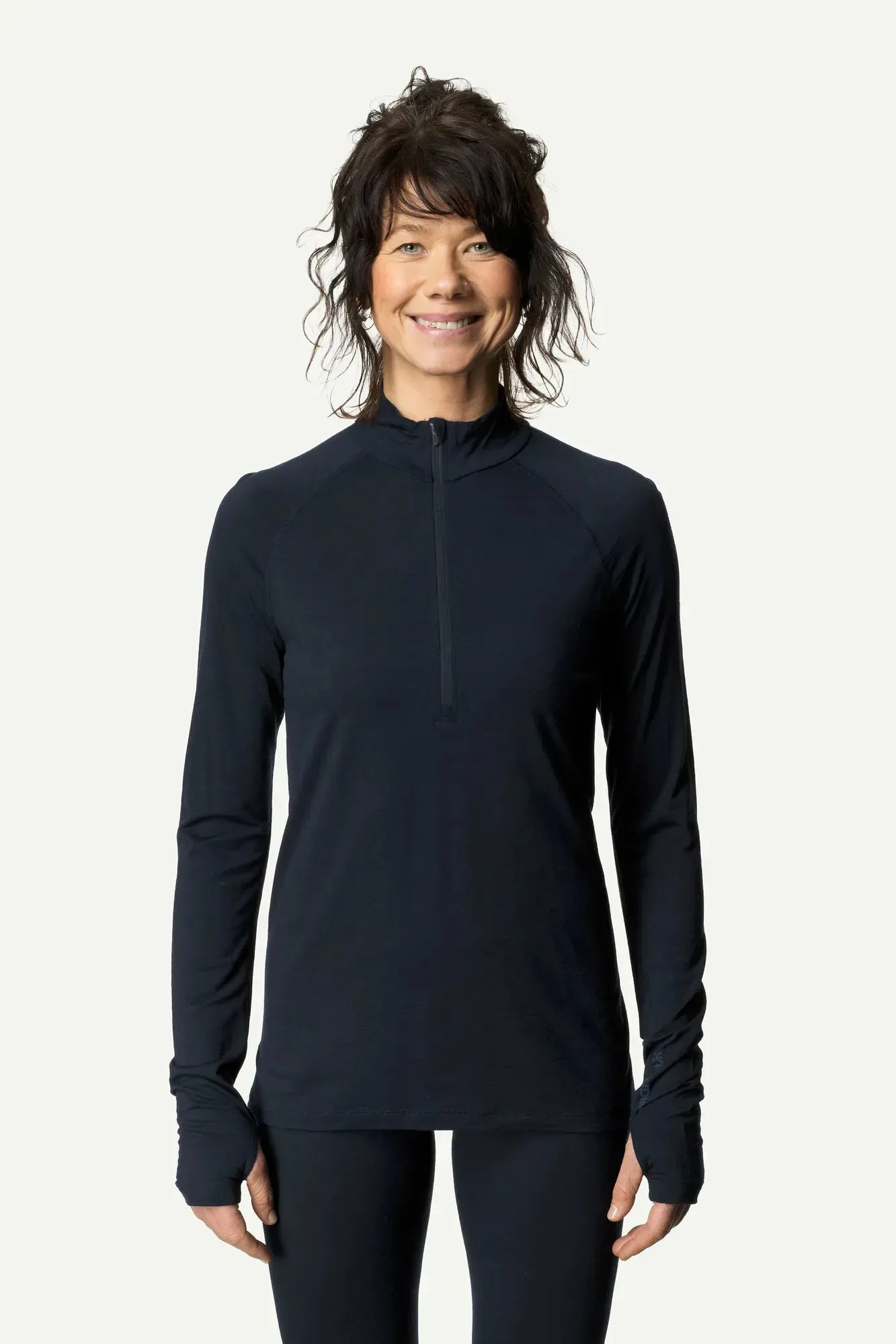 W's Desoli Light Half Zip vs M's Lykan Half Zip: Qual a melhor camada base?