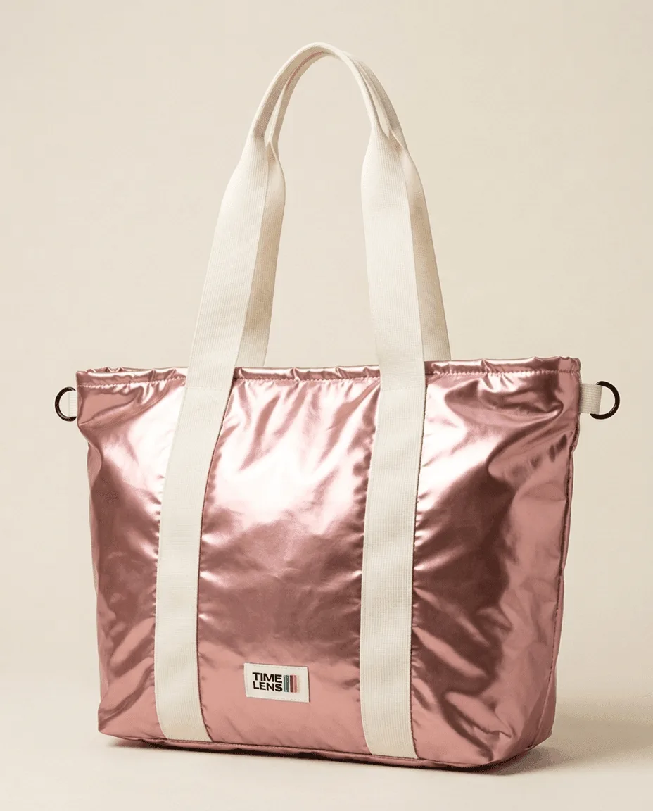 Tote Bag 80's Pink Gold