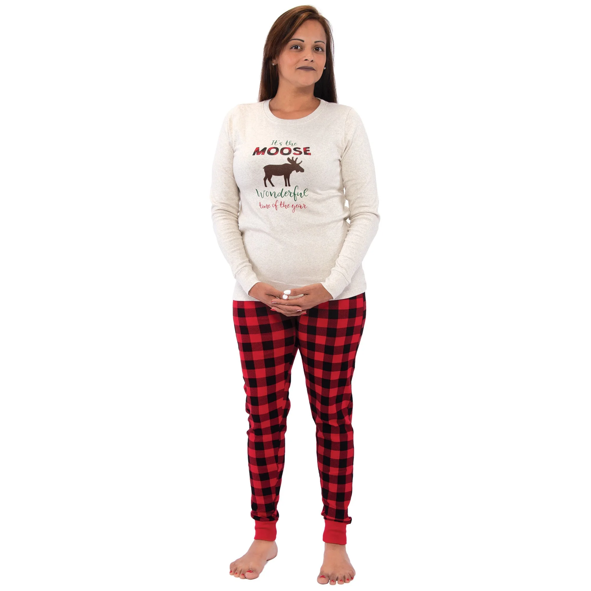 Familien-Pyjamas für Weihnachtsfotos auswählen