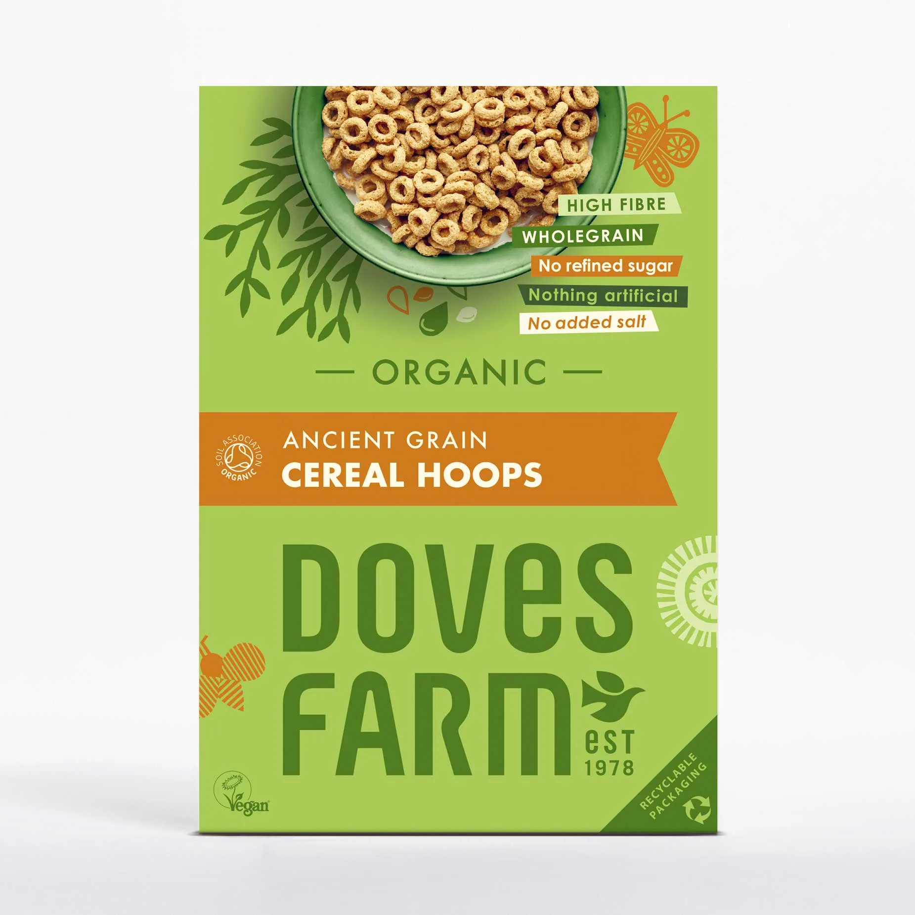 Breakfast Cereal Hoops - 300g | Organic | Ancient Grain