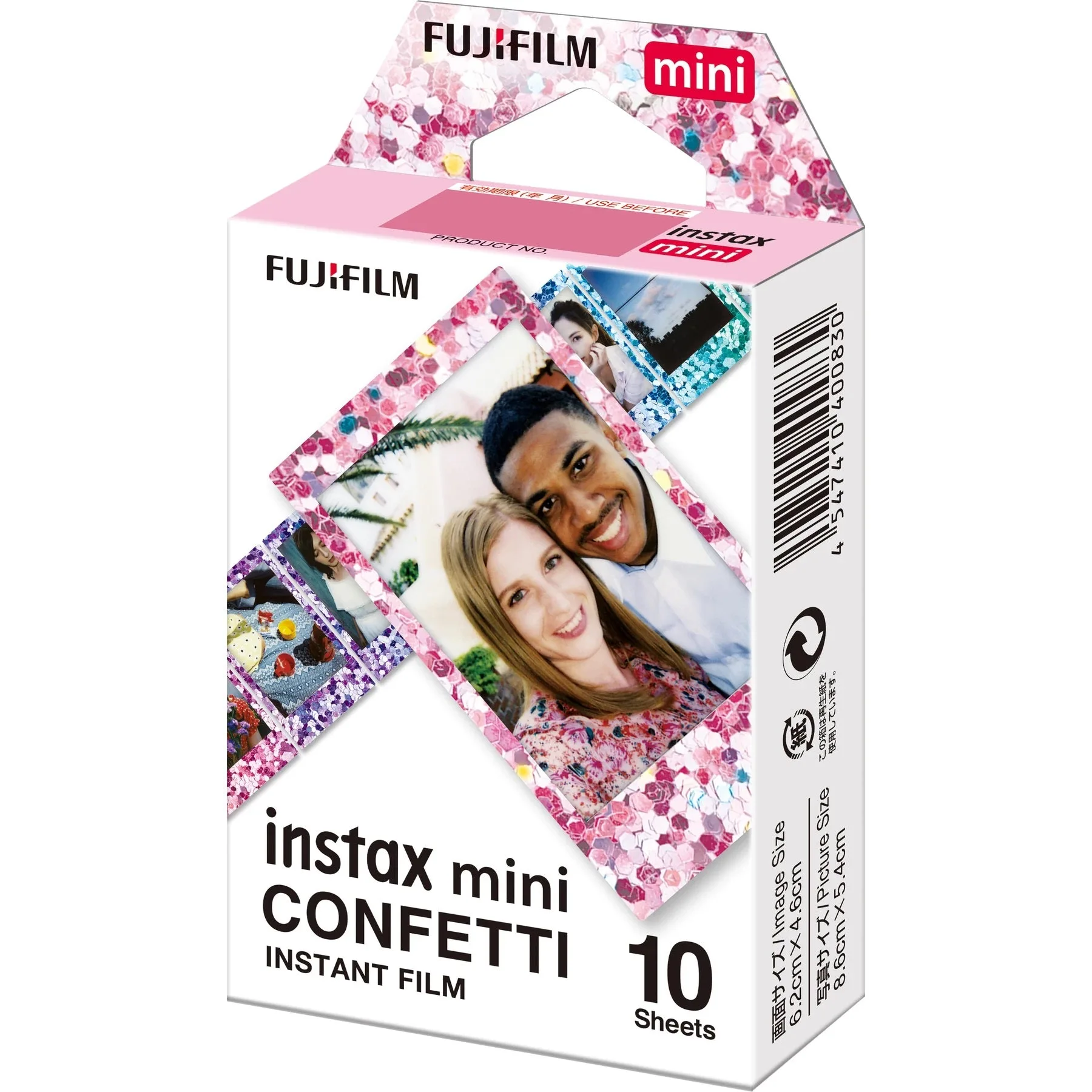 فيلم فوجي فيلم Instax Mini كونفيتي (10 حزم)
