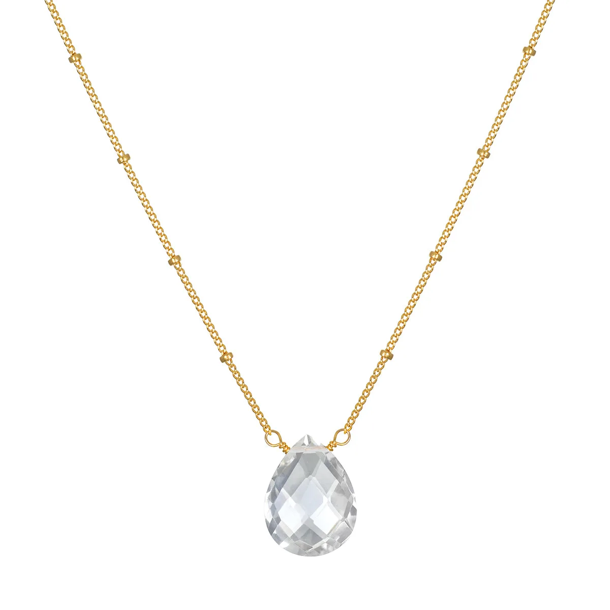 Enveloped in Protection Crystal Necklace