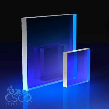 Commercial Quality Windows, Square, S1-UV Grade Fused Silica
