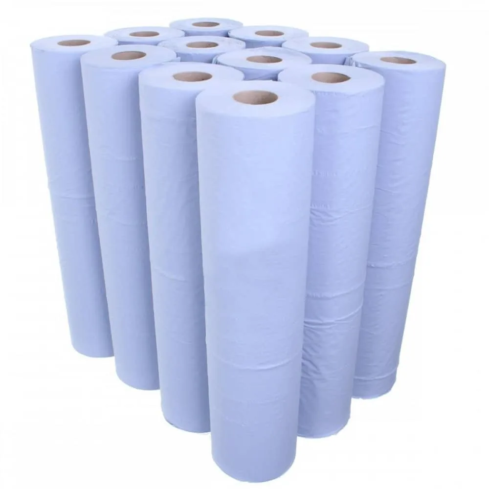 Couch Rolls Blue 2Ply – 50cm x 40m – 1×12