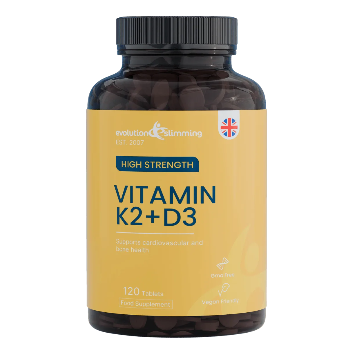 Vitamin K2 D3 Tablets | Bone Muscle & Immune Support
