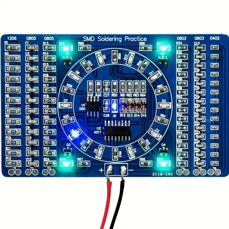 Soldering Practice Kit SMD/SMT Training for beginners
