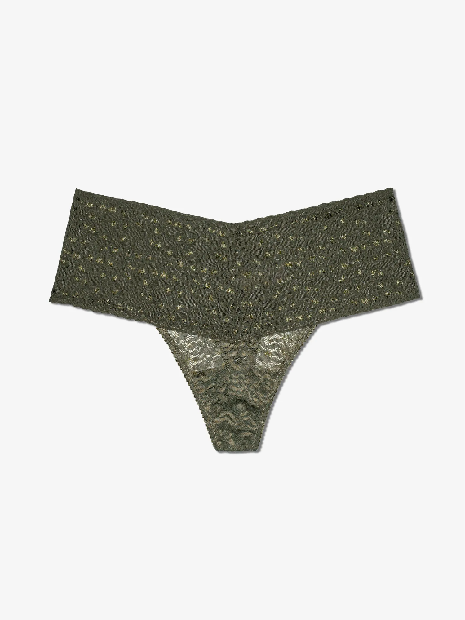 High Waist Thong - Forest Muse
