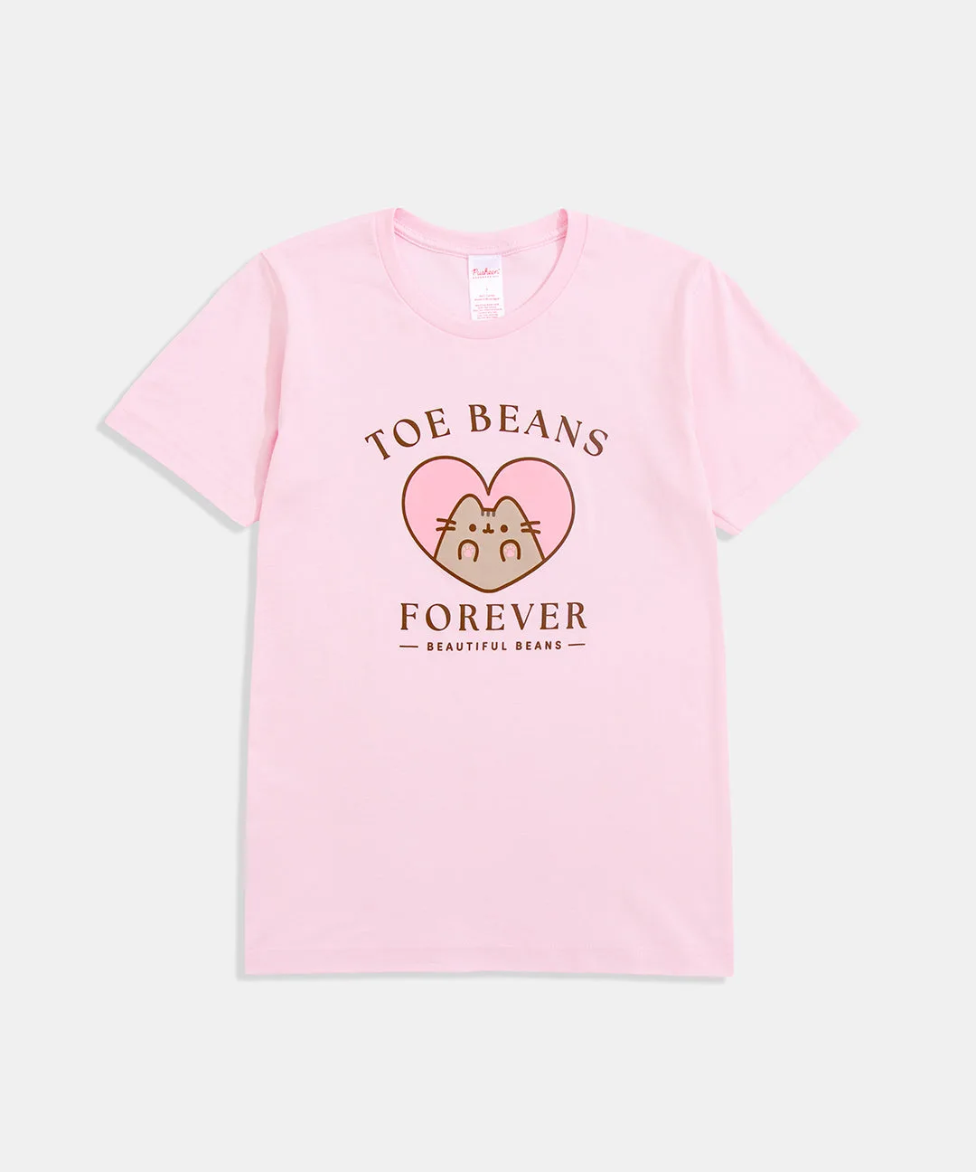 Pusheen Toe Beans Forever Tee: Sizing and Fit Guide
