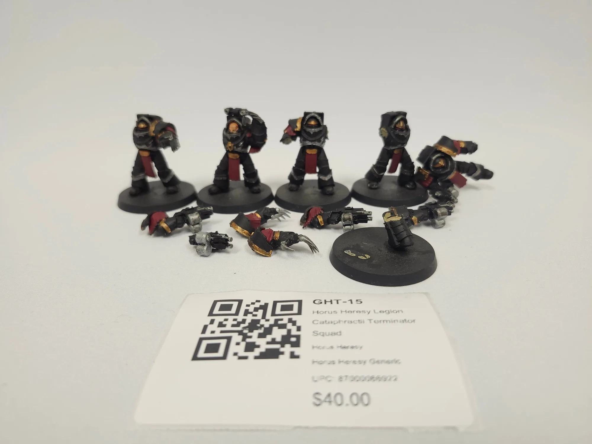 Horus Heresy Legion Cataphractii Terminator Squad GHT-15