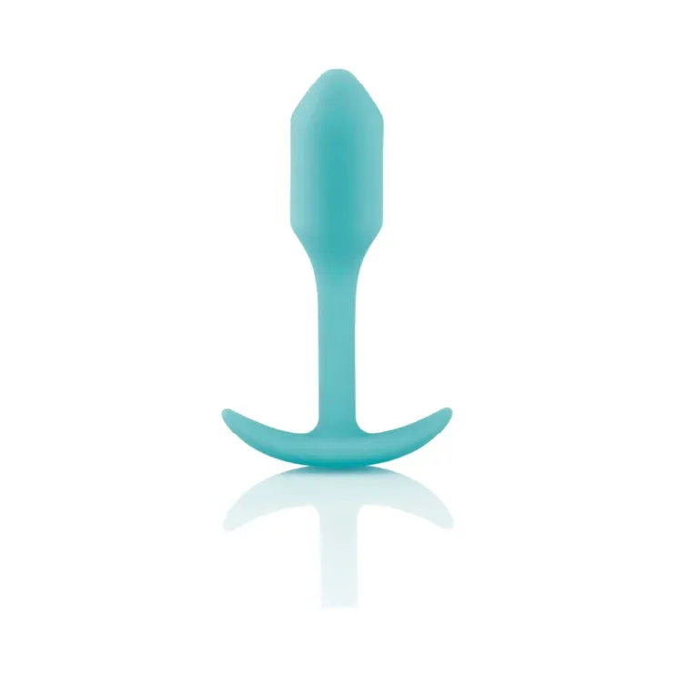 b-Vibe Snug Plug 1 سدادة شرجية سيليكونية مرجحة