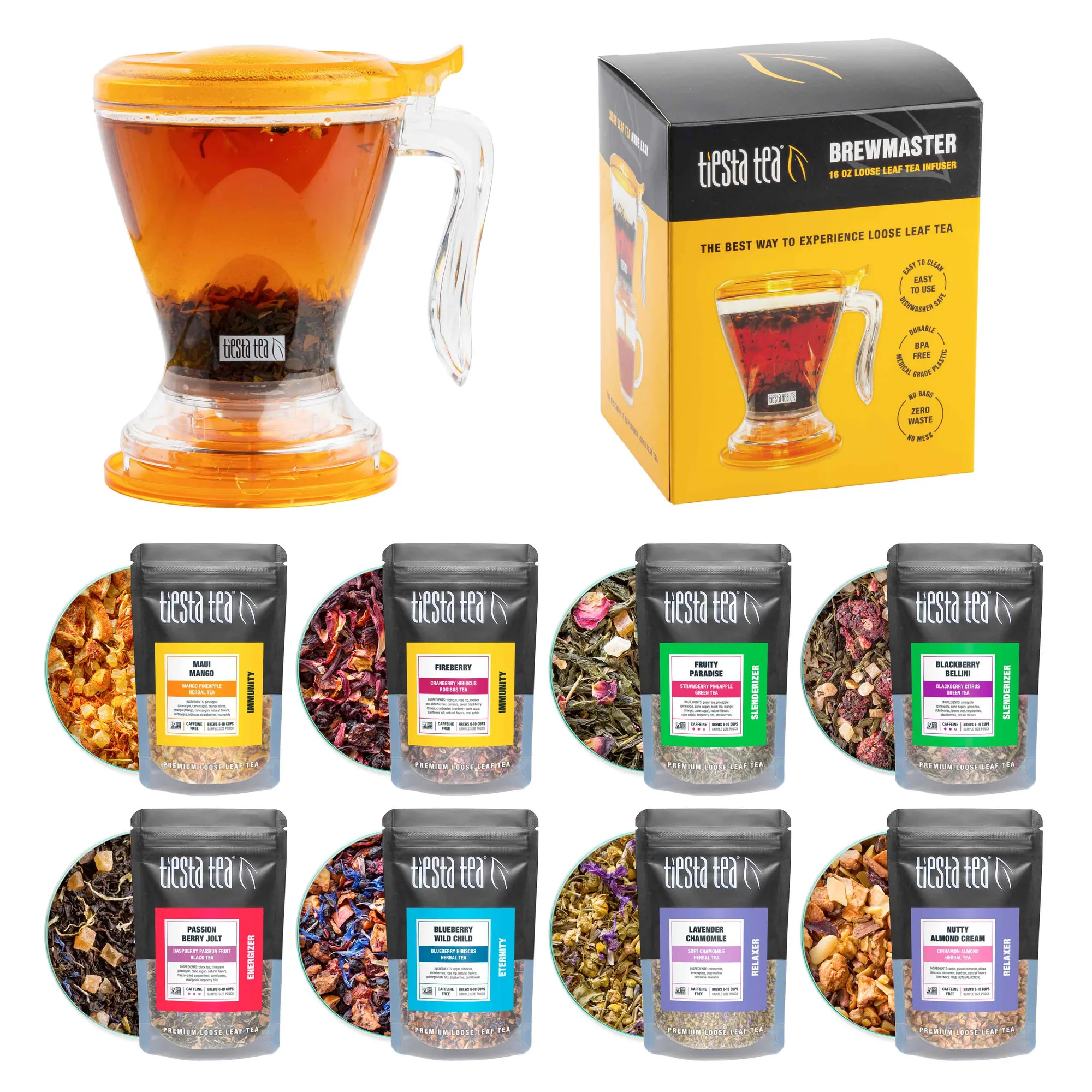 Was steckt in der Tiesta Tea Top Seller Probierbox?