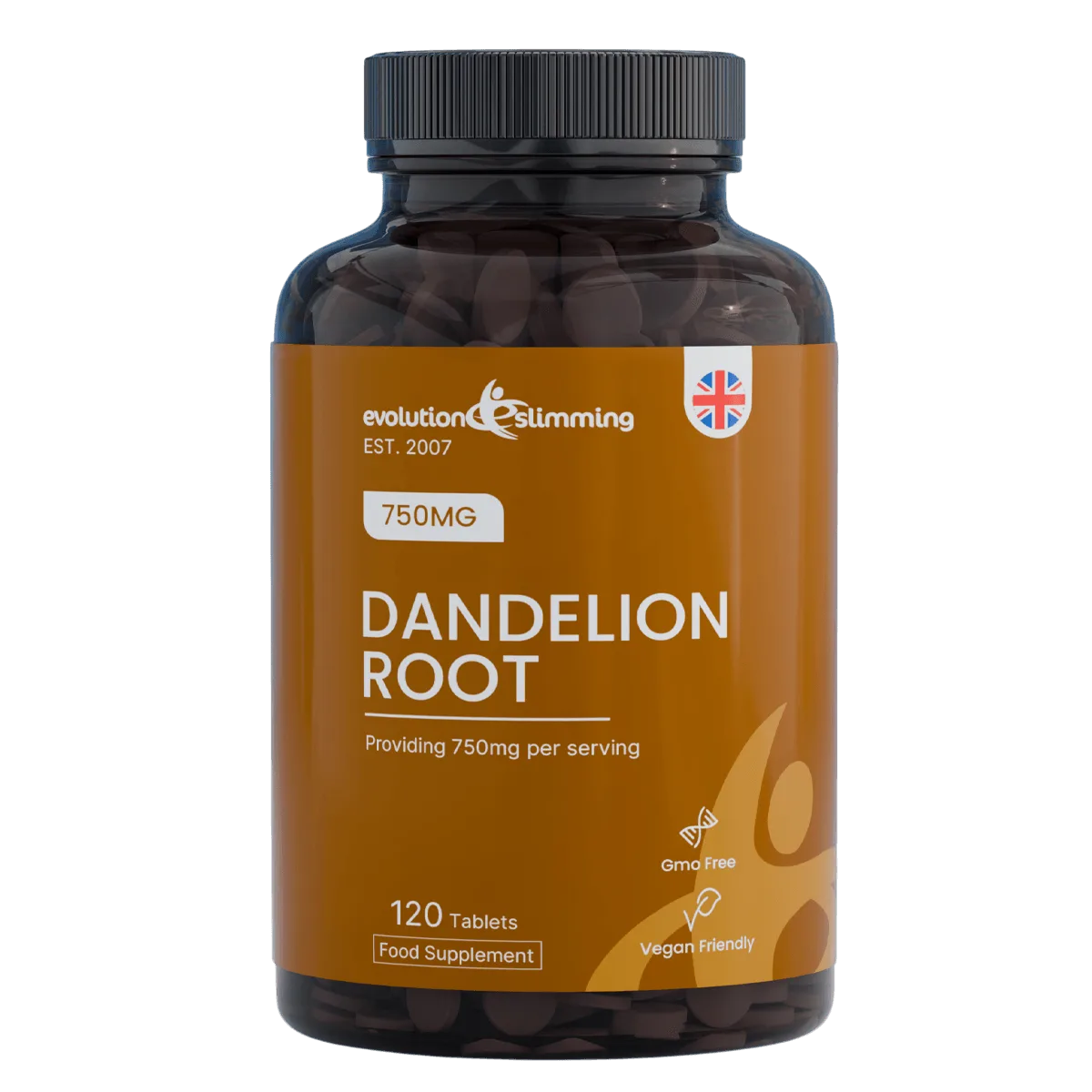 Dandelion Root 250mg Tablets | Digestive Balance & Wellness Support