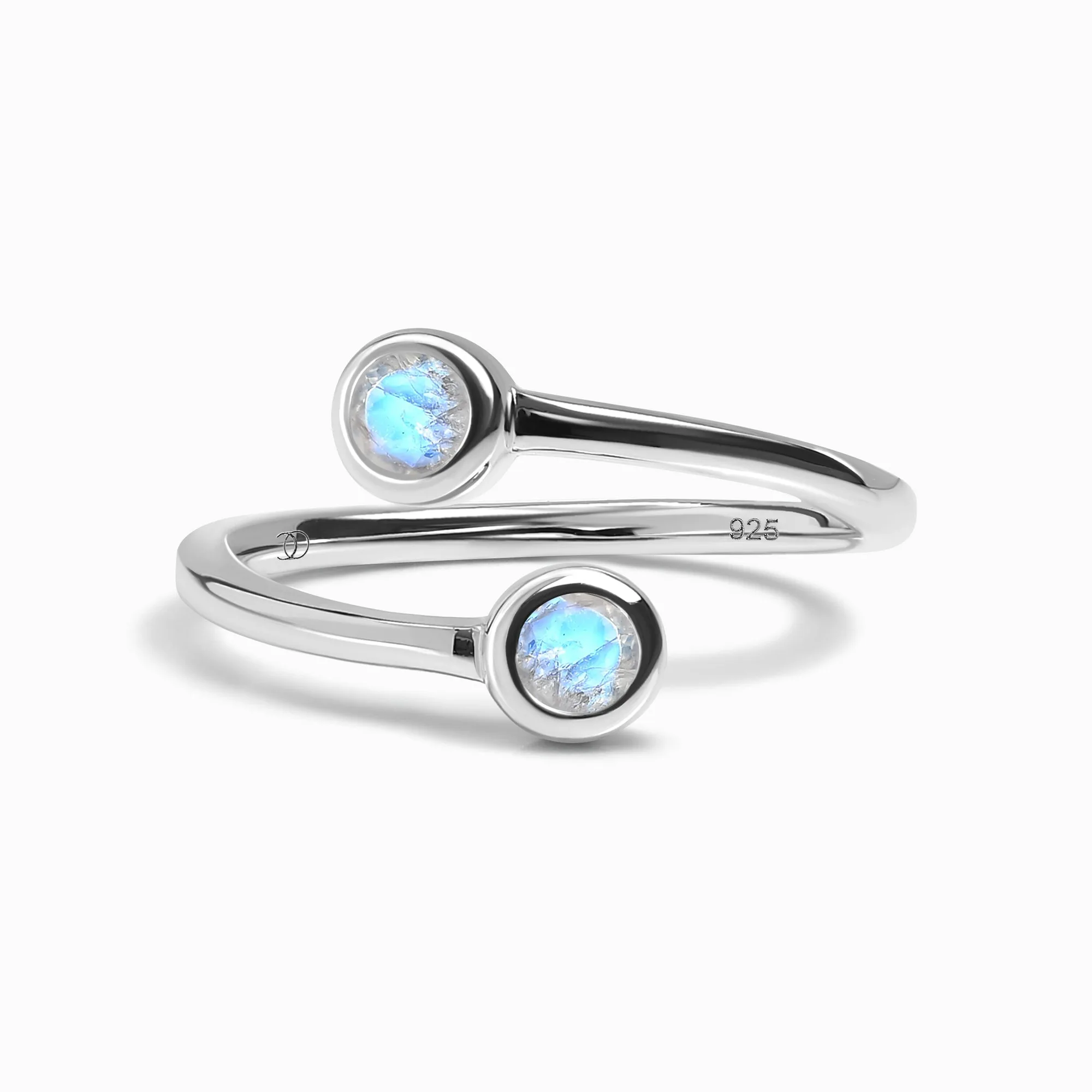 Anillo de Piedra Lunar Ajustable - Evolve
