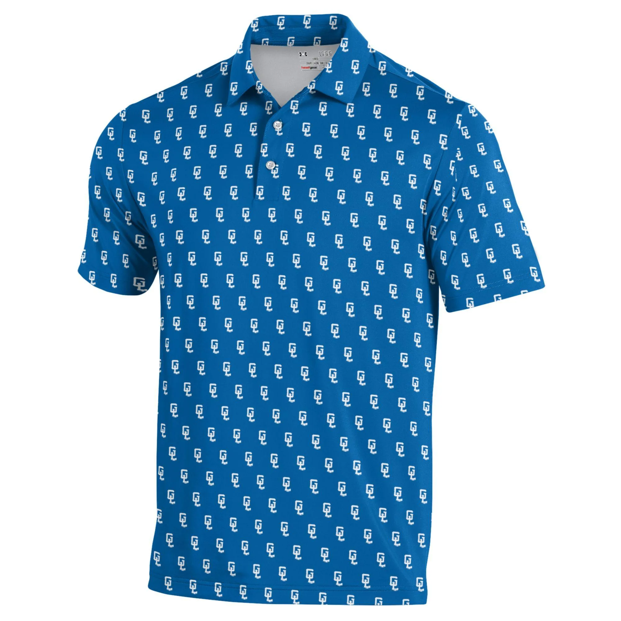 Great Lakes Loons Under Armour Blue GL Scatter Polo