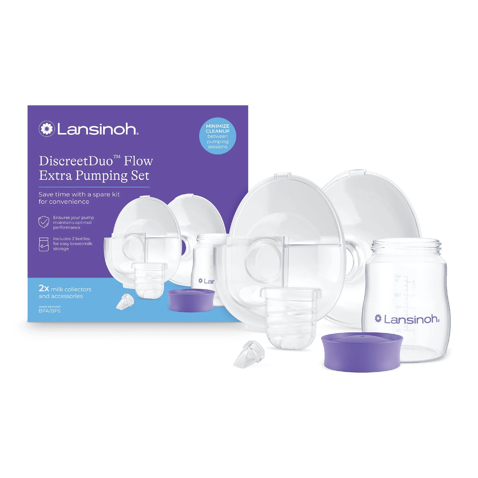 DiscreetDuo™ Flow Extra Pumping Set