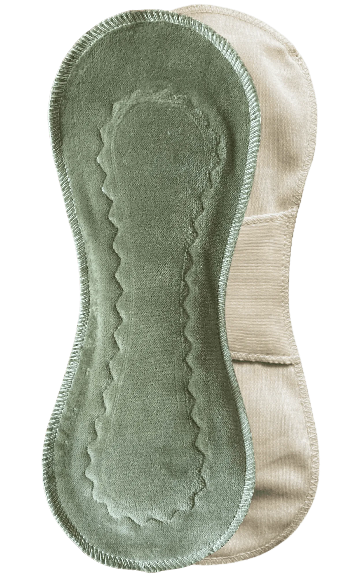 Serviette Maxi Sage - Serviette réutilisable en coton bio