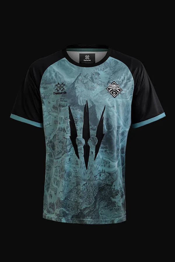 THE WITCHER TEAM JERSEY MAP SHIRT